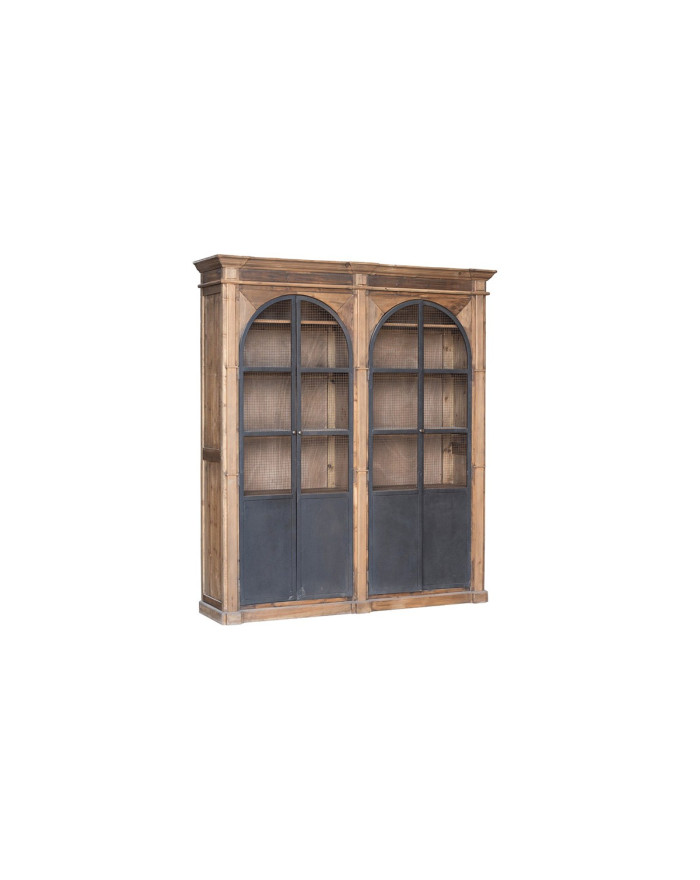 Grande bibliothèque en bois ancien Barnabe