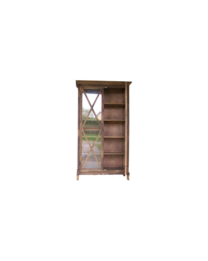 Vitrine rustique en bois ancien Rupponi