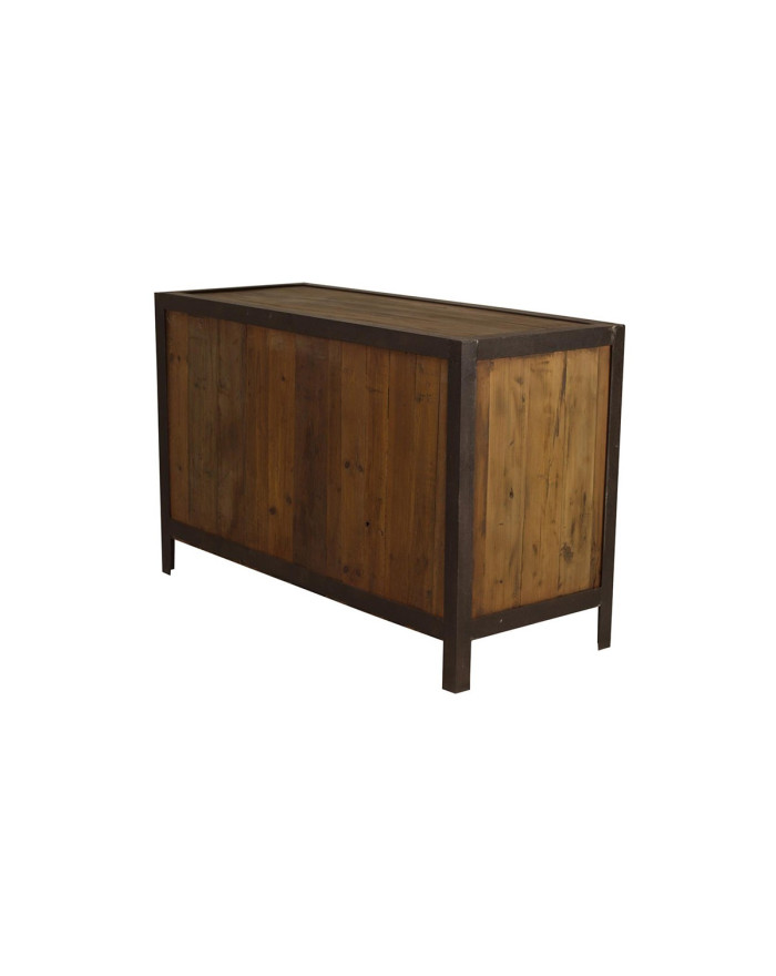 Commode 6 tiroirs industrielle bois et fer Pitter