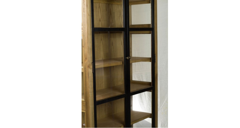 Vitrine industrielle 6 étagères Mariposa