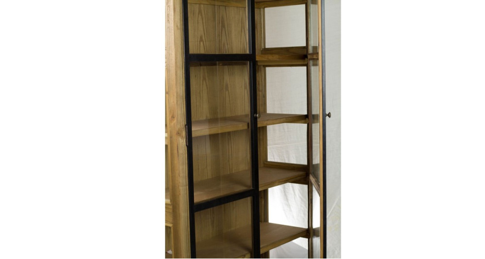 Vitrine industrielle 6 étagères Mariposa