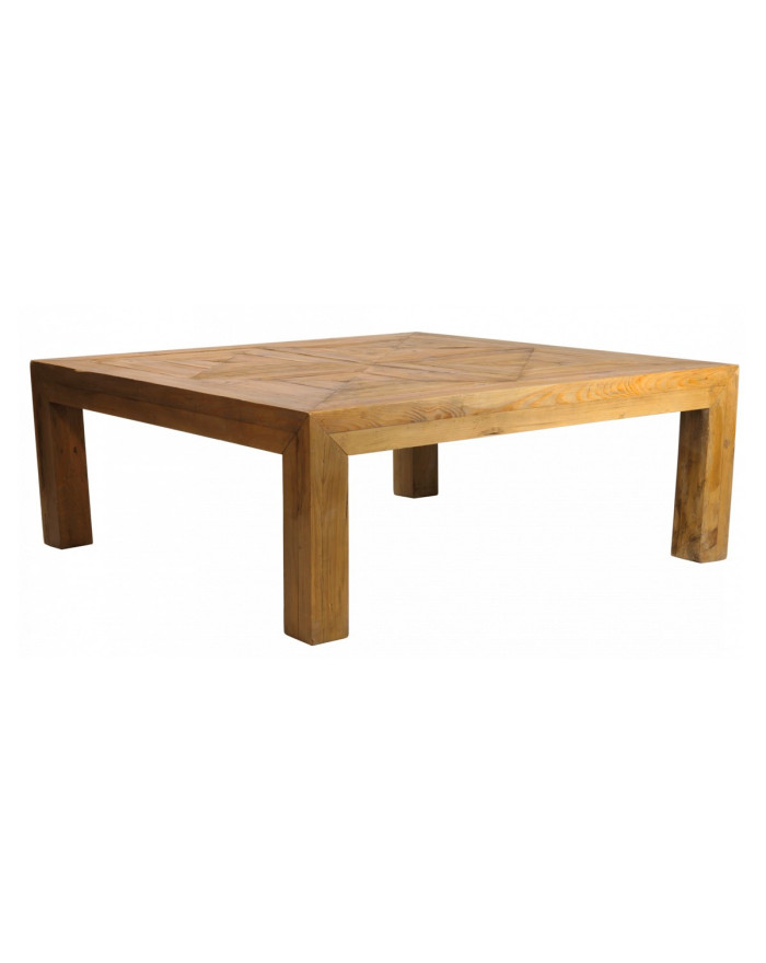 Table carrée 130 x 130 cm en bois Meadview