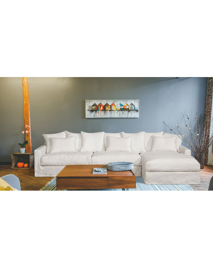 Housse canapé d'angle Biarritz - Home Spirit