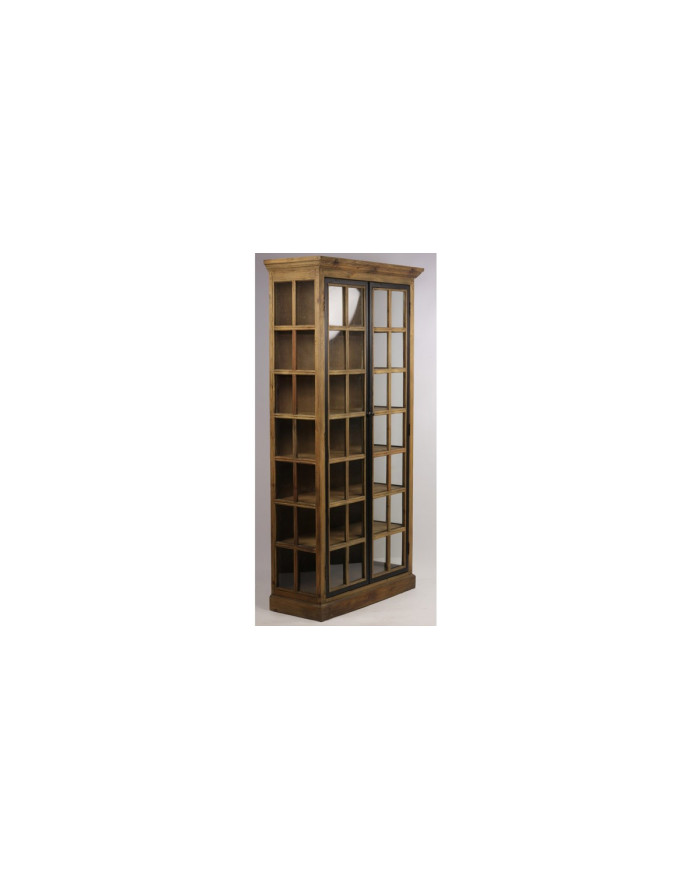 Vitrine 220 cm de haut en bois recyclé Ringling