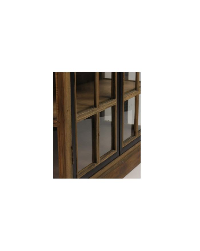 Vitrine 220 cm de haut en bois recyclé Ringling