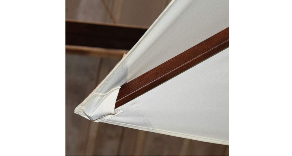 Parasol bois 3 x 3 m Belle-Île