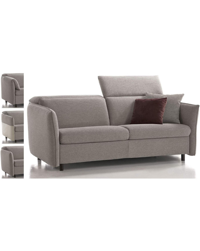 Canapé convertible avec appuis-tête inclinables Allegra