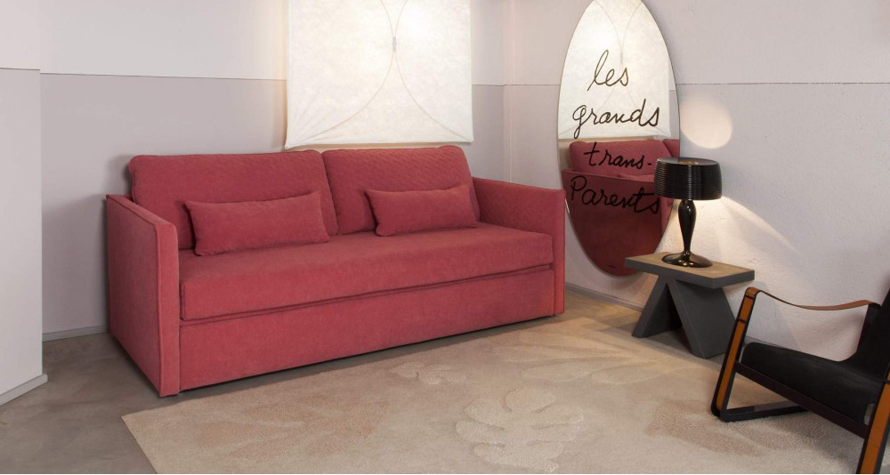 Canapé ou méridienne avec lit gigogne haut de gamme Sottosopra