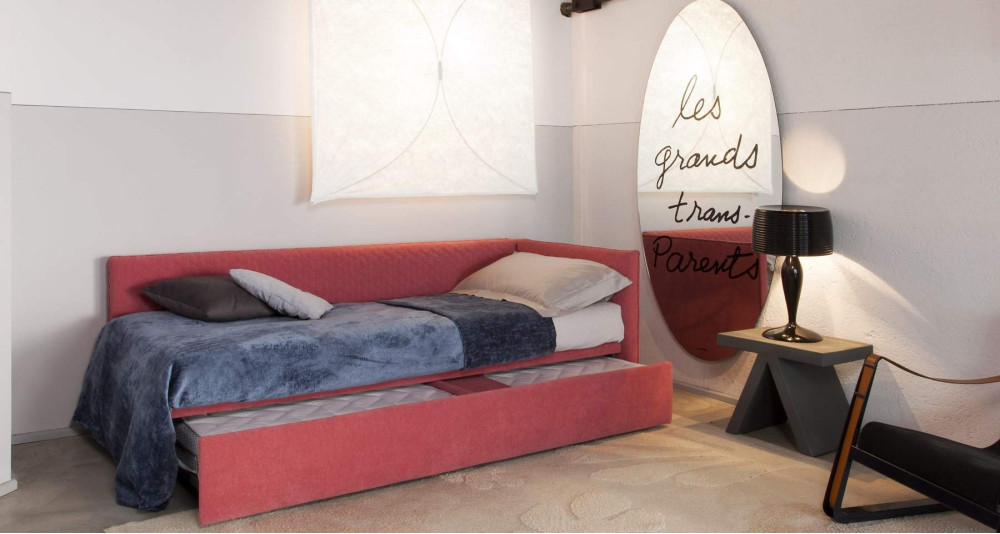 Canapé ou méridienne avec lit gigogne haut de gamme Sottosopra