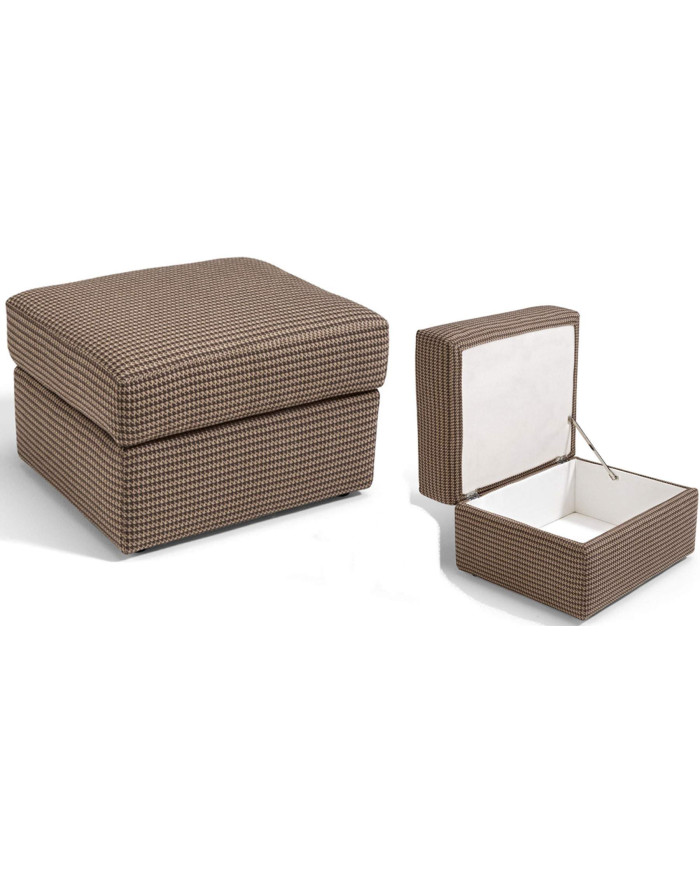 Pouf avec coffre de rangement haut de gamme