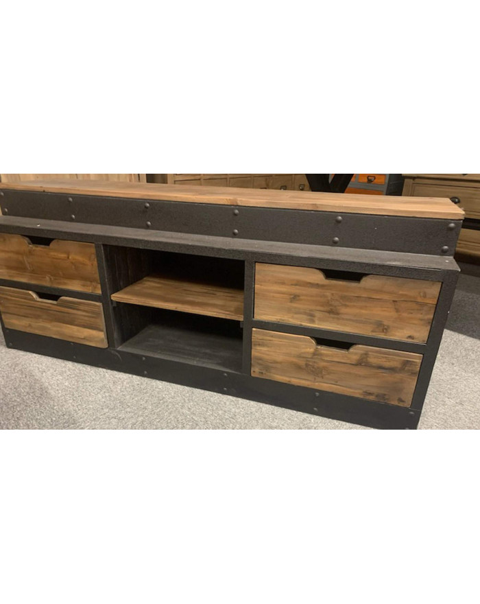 Meuble TV industriel Wisconsin