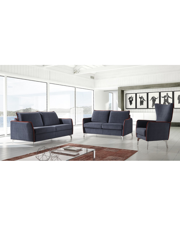 Canapé design pied métal Martini