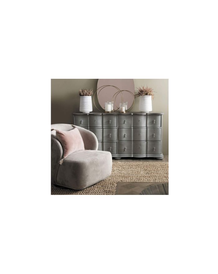 Commode classique 6 tiroirs Carlotta