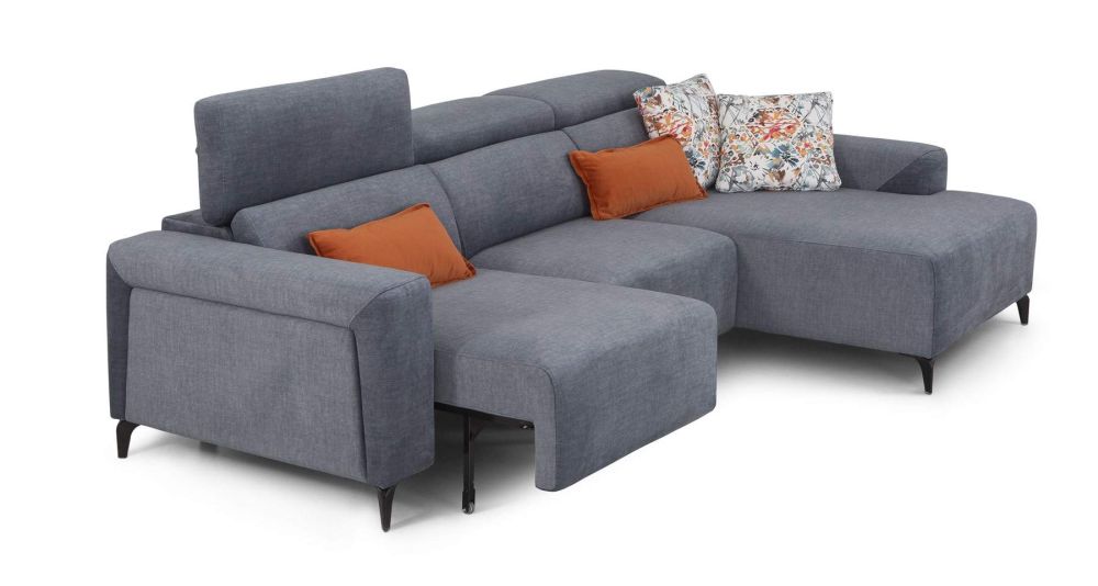 Canapé d'angle à assises qui s'allongent Nolan