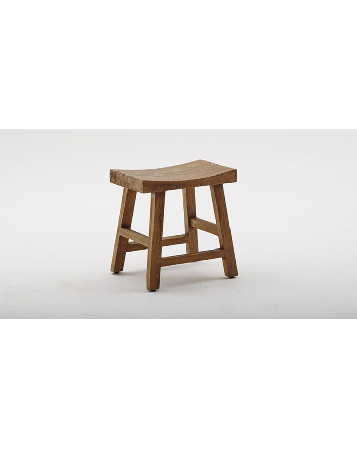 Tabouret en teck Charles