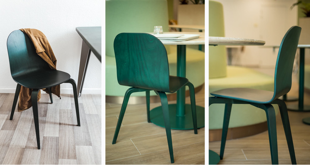 Chaise CL10B en hêtre 6 coloris - Fabrication française et écologique