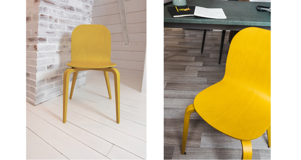 Chaise CL10B en hêtre 6 coloris - Fabrication française et écologique