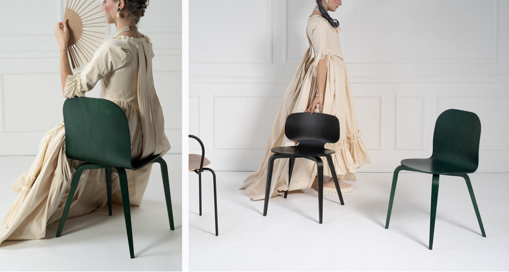 Chaise CL10B en hêtre 6 coloris - Fabrication française et écologique