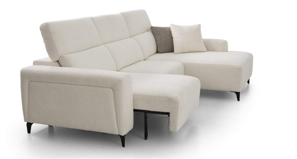 Canapé d'angle à assises qui s'allongent Nolan