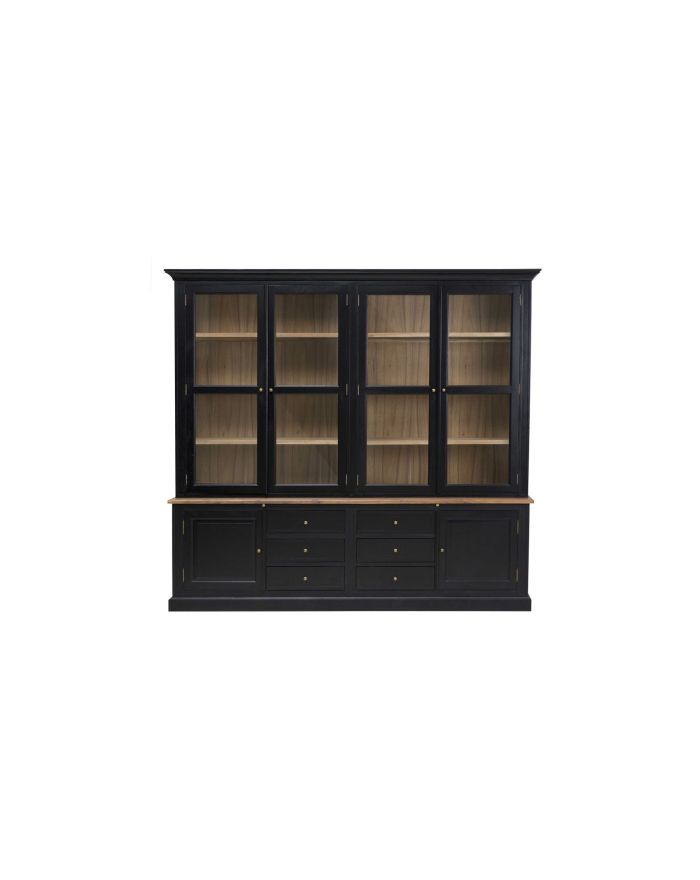 Grand deux corps en bois noir Fontainebleau