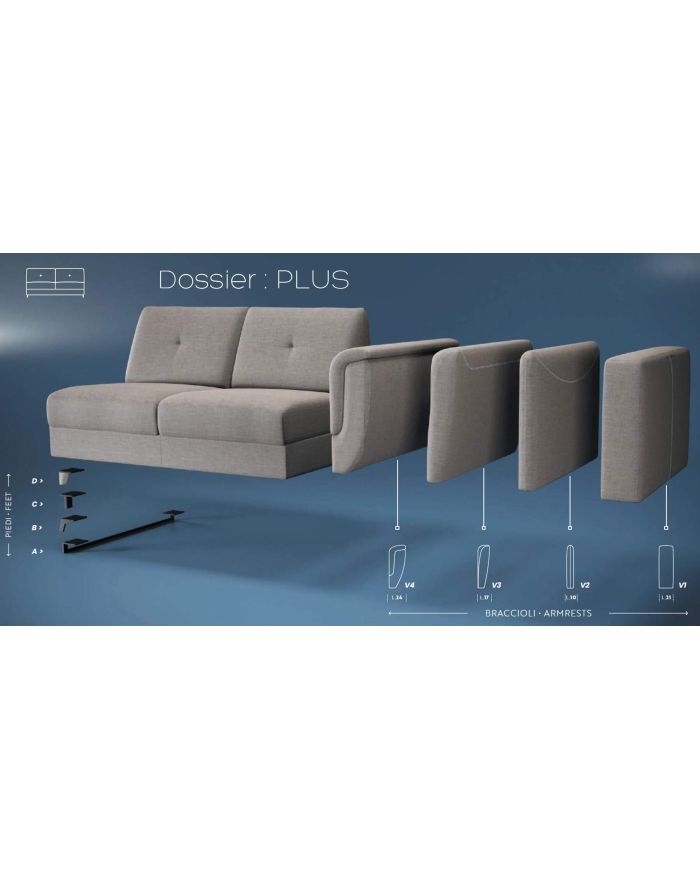 Canapé convertible sur mesure Perfetto