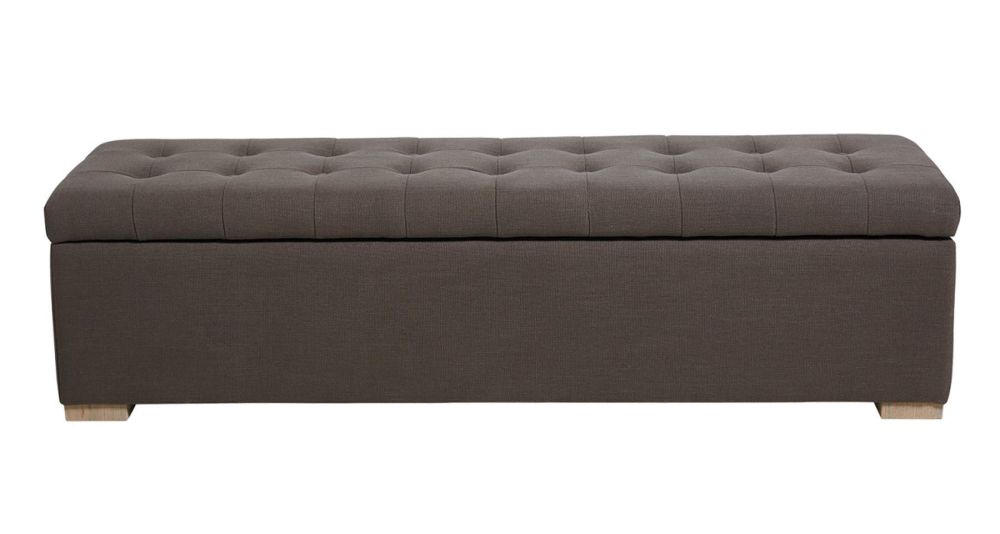 Banc coffre à assise capitonnée Vatican