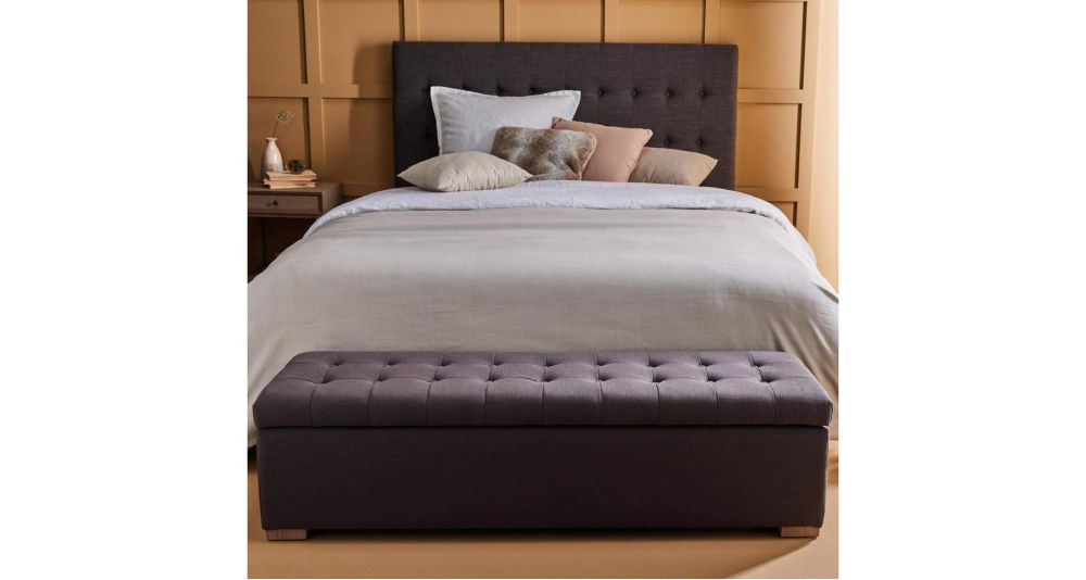 Banc coffre à assise capitonnée Vatican