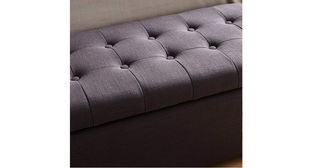 Banc coffre à assise capitonnée Vatican