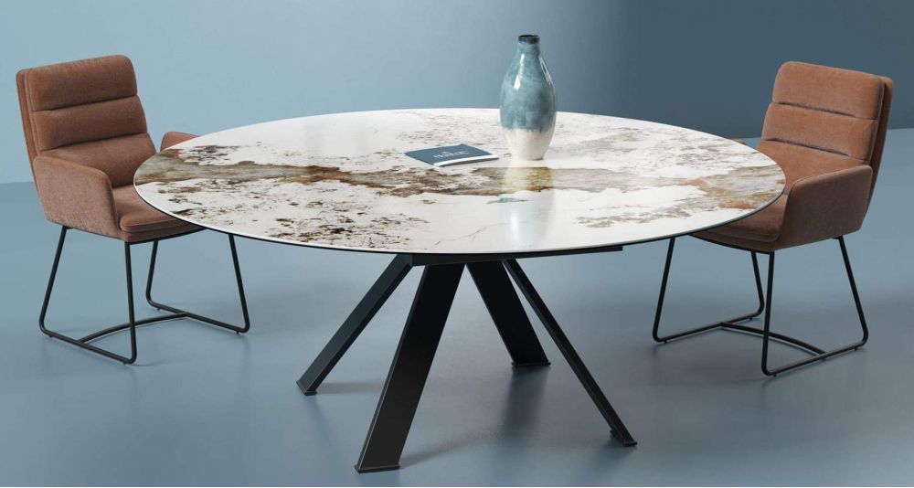 Table ronde extensible 12 personnes Austin