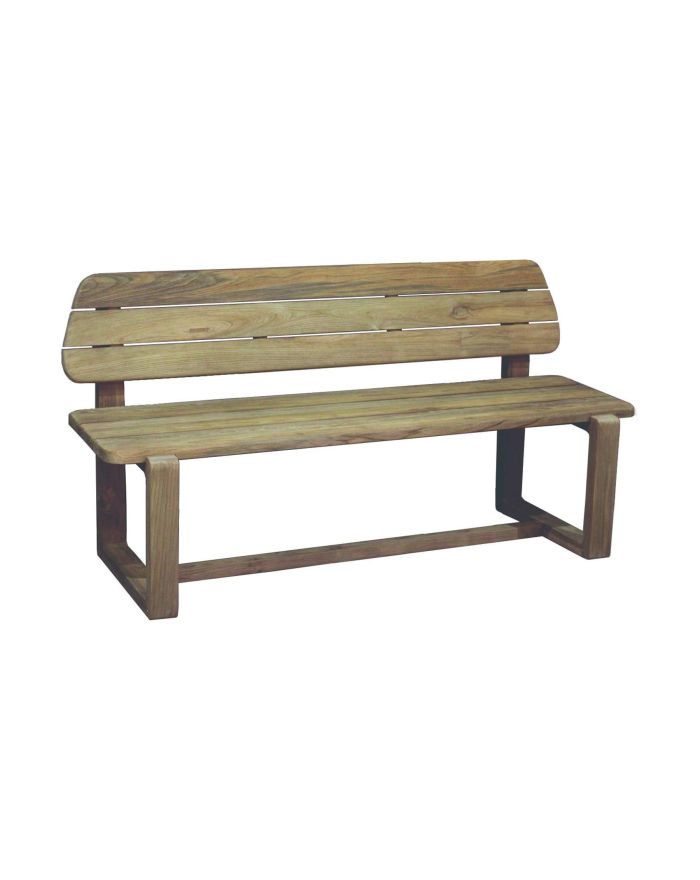 Banc 160 cm en teck recyclé Leon