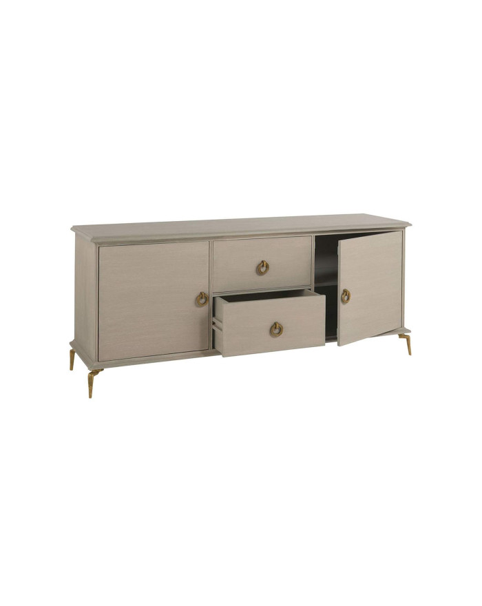 Buffet en bois de manguier taupe Gabrielle