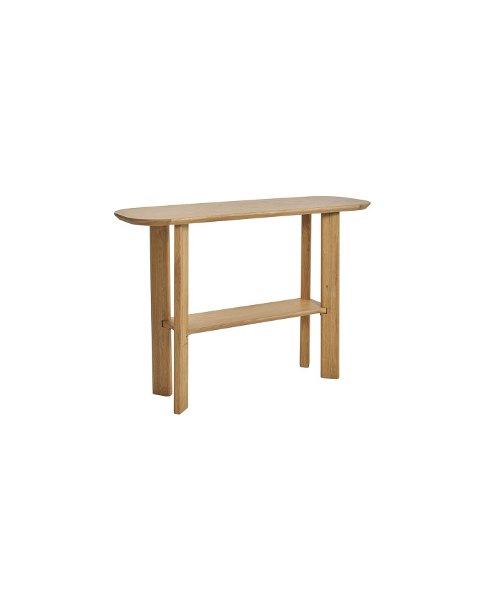 Console ovale en chêne clair Simona