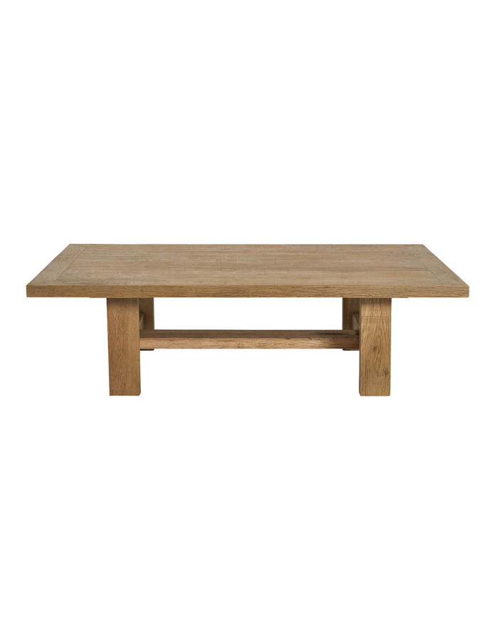 Table basse rectangulaire en bois de chêne Marcelle