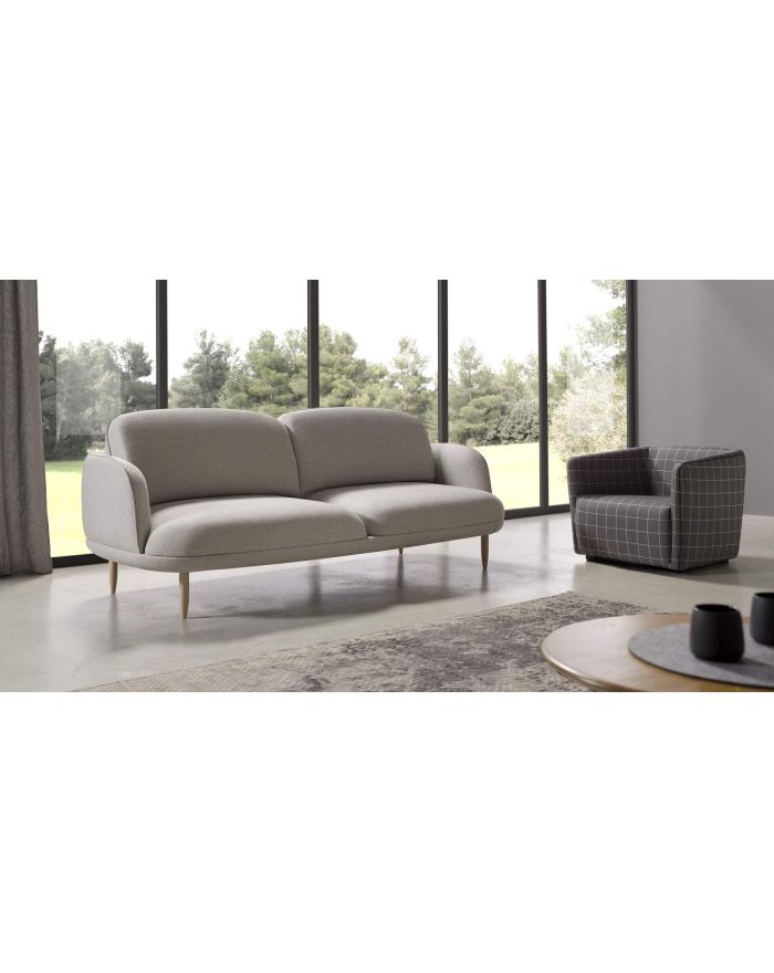 Canapé forme arrondie 3 places Well - 3