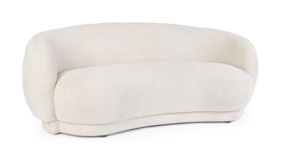 Canapé haricot à bouclettes Tecla