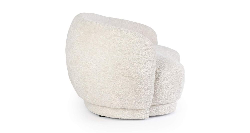 Canapé haricot à bouclettes Tecla