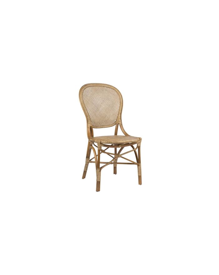 Chaise Rossini en rotin antique - Sika