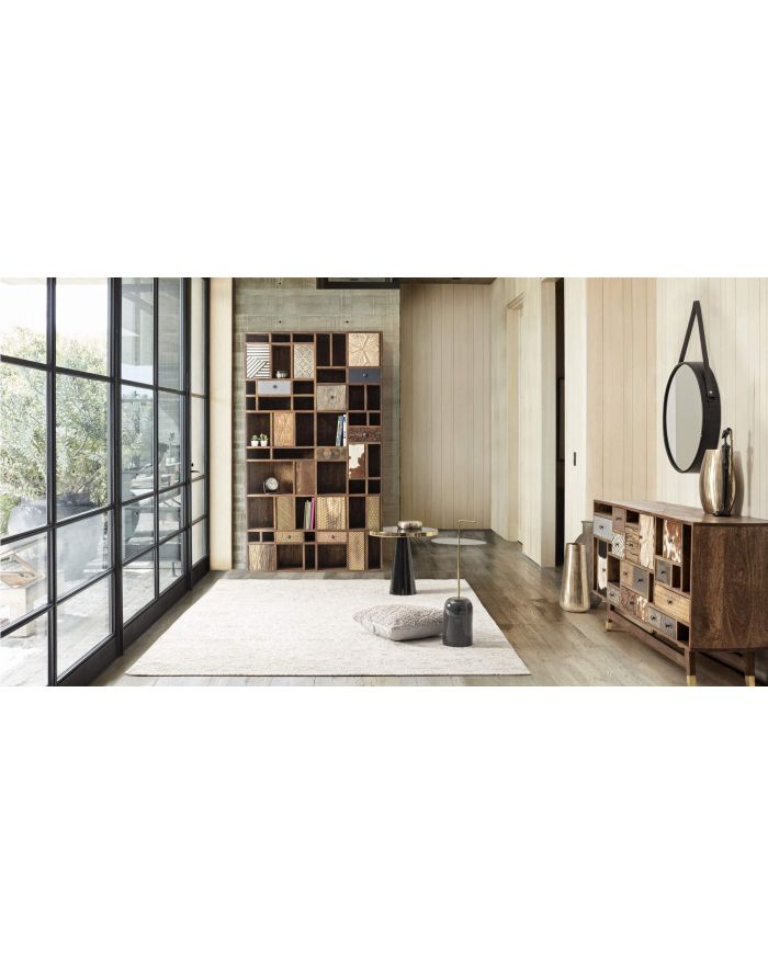 Bibliothèque vintage exotique multicolore Dhaval - Bizzotto