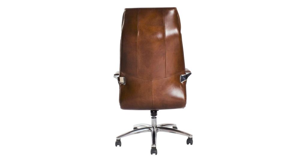 Fauteuil de direction, de bureau pivotant en cuir pleine fleur Glacier Peak