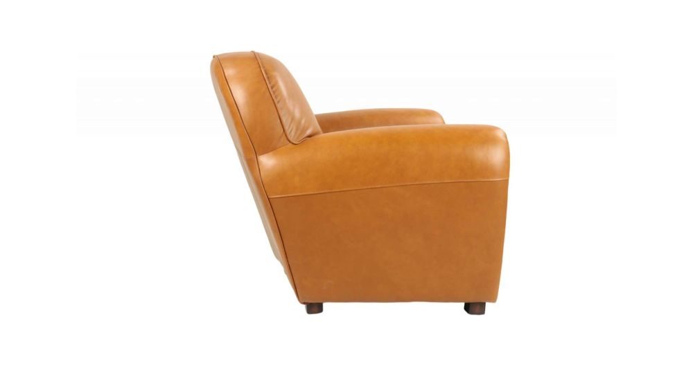 Fauteuil club en cuir pleine fleur Richmond