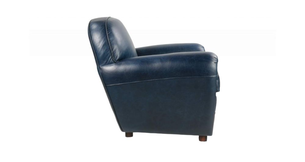 Fauteuil club en cuir pleine fleur Richmond