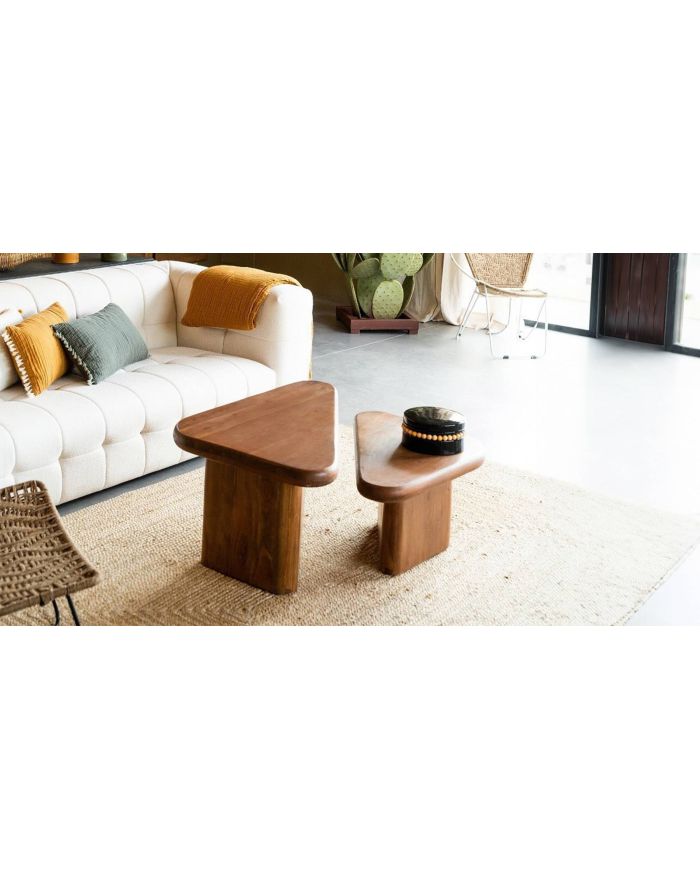 Tables basses en bois d'Acacia Nerja - 1