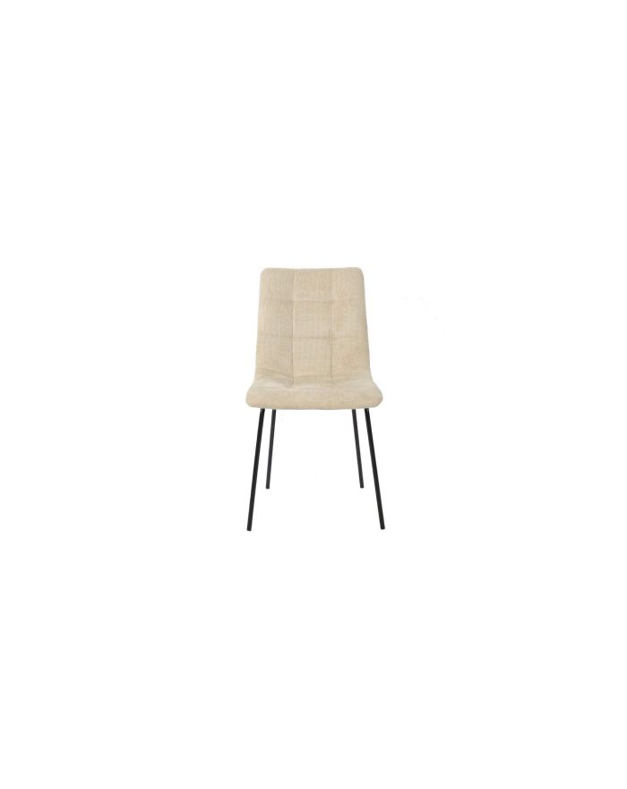 Chaise salle a manger anti tâche Liona beige - Athezza 1