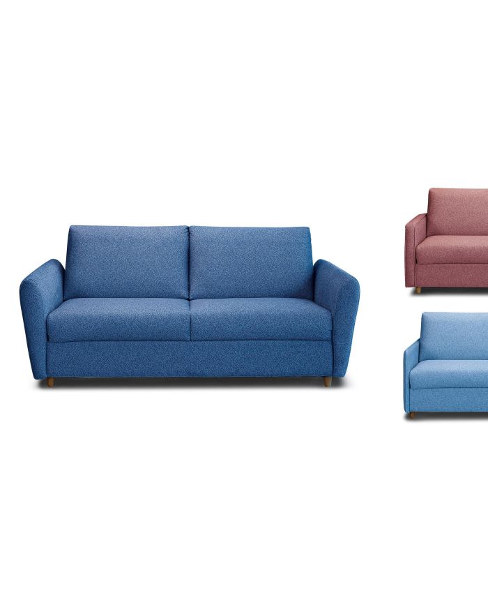 Canapé convertible scandinave matelas 16 cm Swing