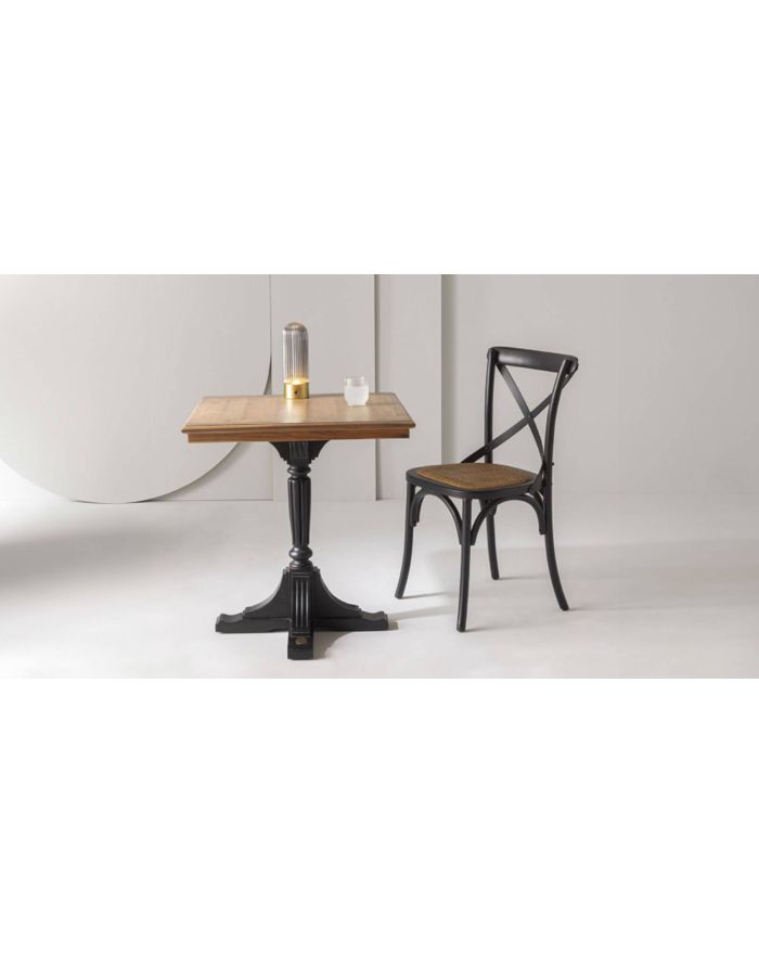 Table style bistrot 70 x 70 cm Montmartre - 1