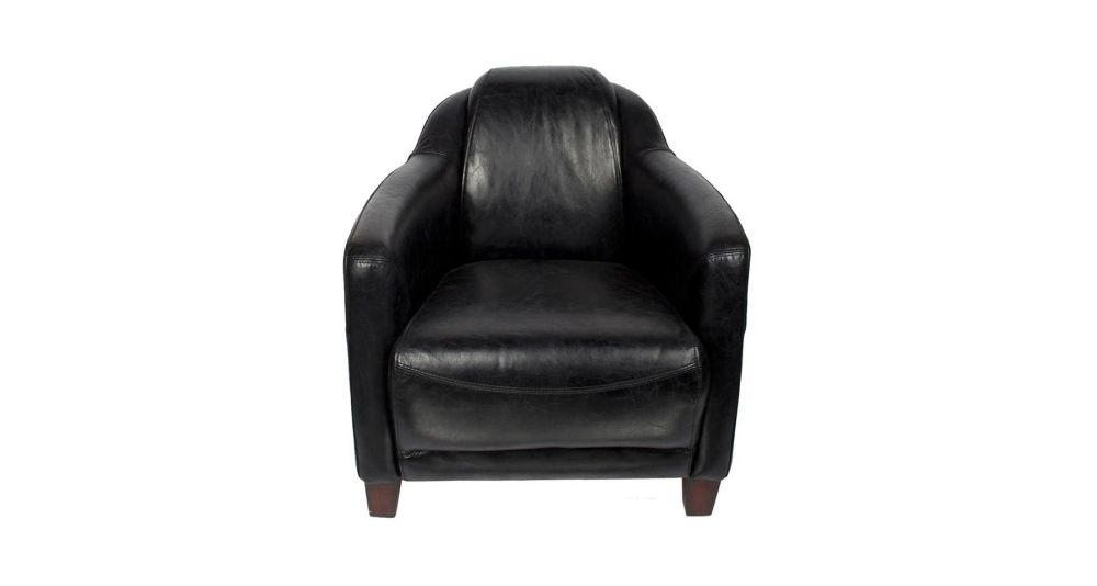 Fauteuil club vintage cuir Indiana