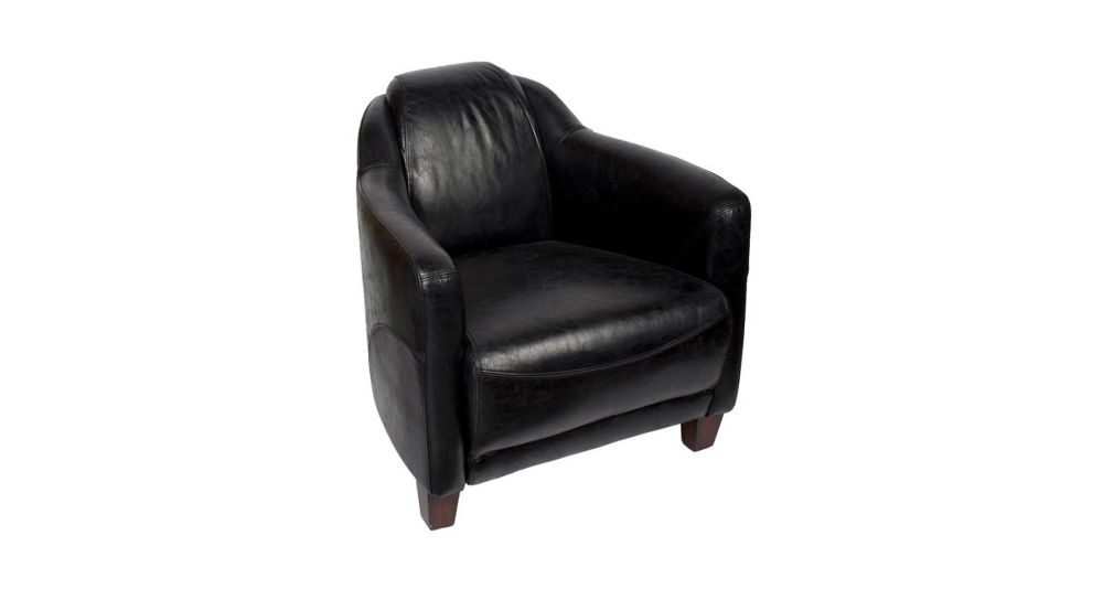 Fauteuil club vintage cuir Indiana