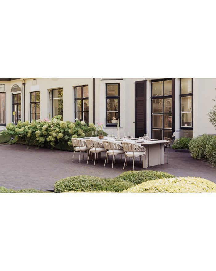 Fauteuil et aluminium et cordes épaisses Imola - 1