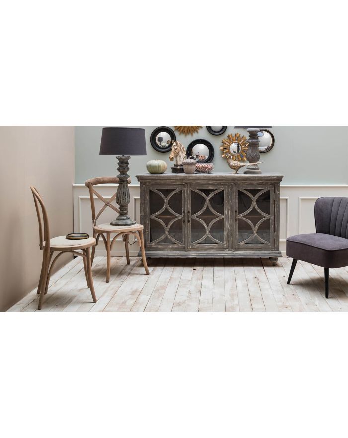 Chaise Marius bistrot en chêne - 1