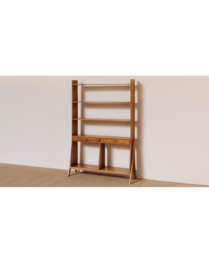 Etagère hauteur 175 cm en bois de manguier Soto